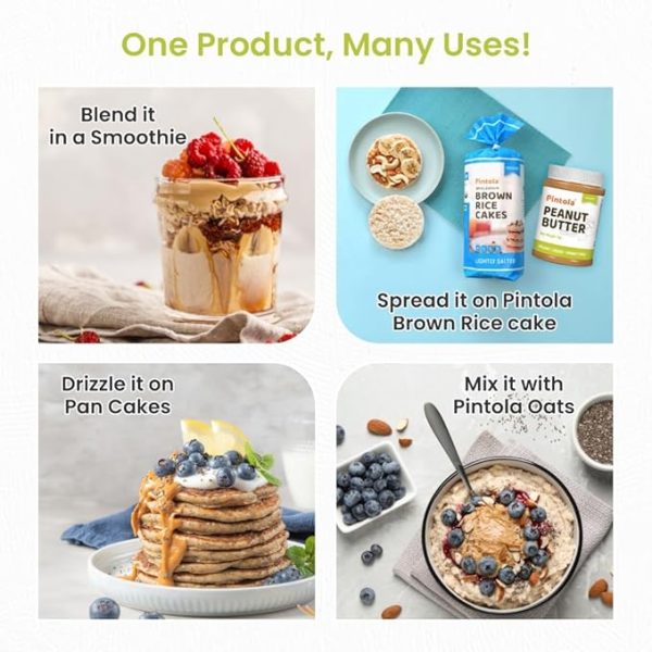 Butter Creamy 1kg - High Protein 30g & 9g Dietary Fiber, Made with Organic Peanuts, No Added Sugar, No Preservatives Just for pre order. - Image 5