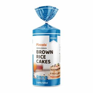 PINTOLA Organic Brown Rice Cake - All Natural, Gluten-Free Snack for Weight Loss, Made with 9 Wholegrains, Soy and... Size:130 g (Pack of 1). Just For Pre order