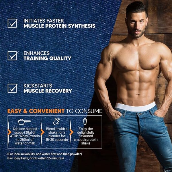 AS-IT-IS ATOM Whey Protein Isolate 1kg | 30g protein, 6.1g BCAA & 13g EAA | Ultra Pure-Fast Acting Protein | Double Rich Chocolate Flavor. Just For Pre order - Image 6