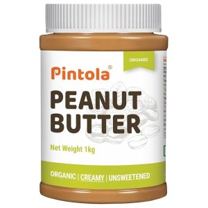 Butter Creamy 1kg - High Protein 30g & 9g Dietary Fiber, Made with Organic Peanuts, No Added Sugar, No Preservatives Just for pre order.