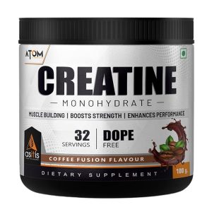 AS-IT-IS ATOM Creatine Monohydrate 100g - 32 Servings | Dope Free | Enhances Performance | Promotes Muscle Gains Just for pre order.