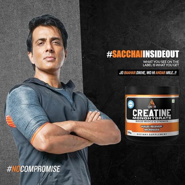 AS-IT-IS Nutrition 100% Creatine Monohydrate, Pure 2.5g Micronized Powder with Rapid Dissolution & Absorption, USA Labdoor Certified for Accuracy & Purity, Supports Performance & Recovery- Unflavored, Single Ingredient- 150g (60 servings) Just for pre order. - Image 7