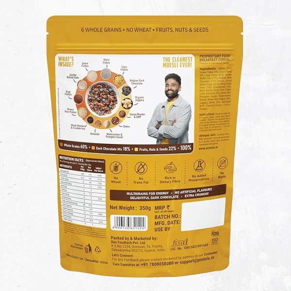Dark Chocolate & Cranberry Muesli with 25% Millet & 60% Whole Grains Just for pre order. - Image 3