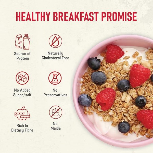 Fruit & Nut Muesli with 68% Whole Grains (28% Millet), 20% fruits & 12% nuts Just for pre order. - Image 5