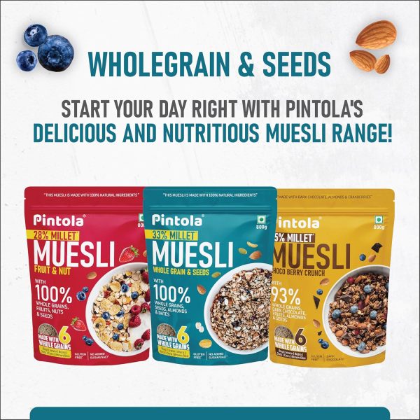 Wholegrain & Seeds Muesli with 33% Millet & 74% Whole Grains Just for pre order. - Image 5